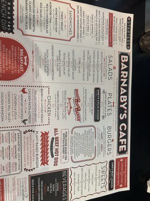 Menu photo 1 Barnaby's Cafe Houston, TX