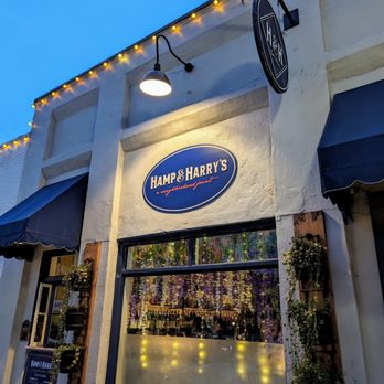 Hamp & Harry’s - Outside. Storefront. Located near Marietta Square. Free street parking available in front of and near restaurant. Paid parking lot in back. - Cocktail Bars Near Me - Marietta, Georgia
