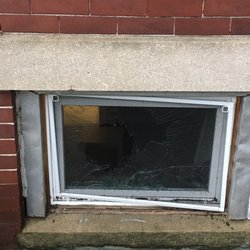 House Of Glass - Broken basement window. The goal was to replace just the glass, not entire window, as every contractor has recommended