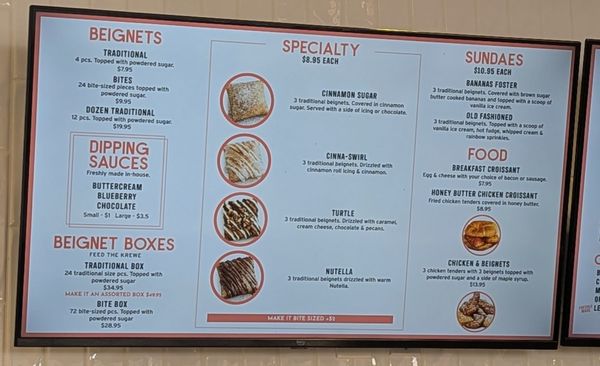 Menu photo 1 Beignets & Brew Virginia Beach, VA