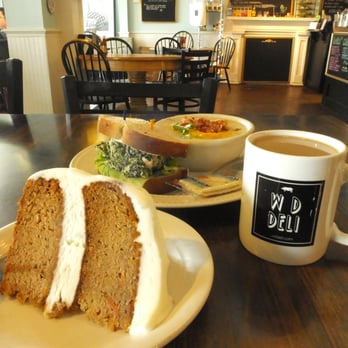 W D Deli - Humongous, and delicious, carrot cake almost eclipses my actual lunch. - Delis Near Me - San Antonio, Texas