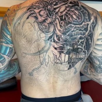 East Bay Tattoo - Back tattoo - Tattoo Near Me - Oakland, California