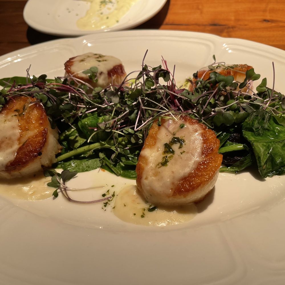 Corinne Austin - Diver Scallops - New American Near Me - Austin, Texas Corinne Austin - Diver Scallops - New American Near Me - Austin, Texas