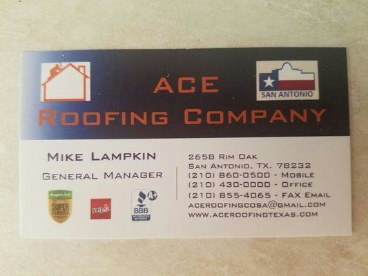 Ace Roofing Logo