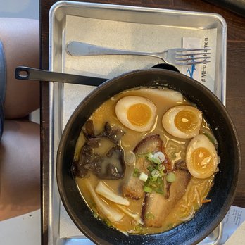 Mitsuba Ramen Noodle - Sapporo Miso Ramen (+ added egg; appreciated the extra egg half :) ) - Ramen Near Me - Syracuse, New York Mitsuba Ramen Noodle - Sapporo Miso Ramen (+ added egg; appreciated the extra egg half :) ) - Ramen Near Me - Syracuse, New York