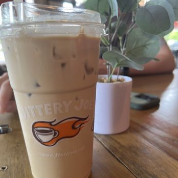 Jittery Joe's - Iced Latte with coconut - Coffee & Tea Near Me - Athens, Georgia Jittery Joe's - Iced Latte with coconut - Coffee & Tea Near Me - Athens, Georgia