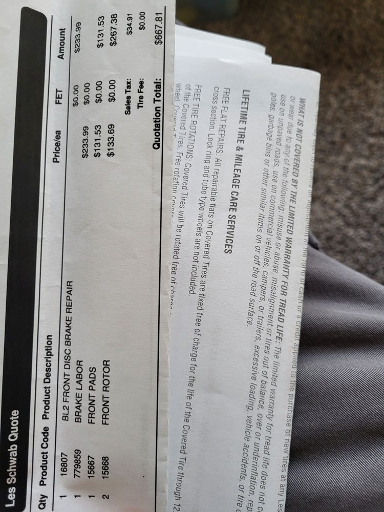 Reviews of LES SCHWAB TIRE CENTER Updated September 2024 15 Photos