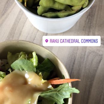 Raku - Salad and edamame - Sushi Bars Near Me - Washington, DC, District of Columbia Raku - Salad and edamame - Sushi Bars Near Me - Washington, DC, District of Columbia