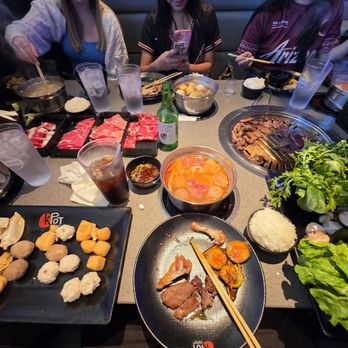 KPOT Korean BBQ & Hot Pot - We did both KBBQ and Hotpot. - Barbeque Near Me - Mesa, Arizona