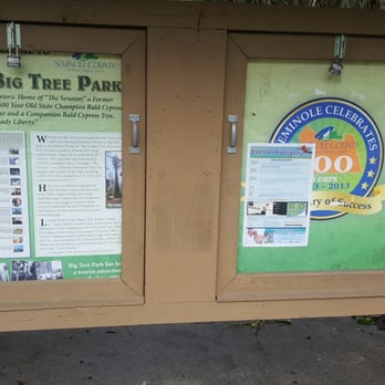 Big Tree Park - Front board - Parks Near Me - Longwood, Florida