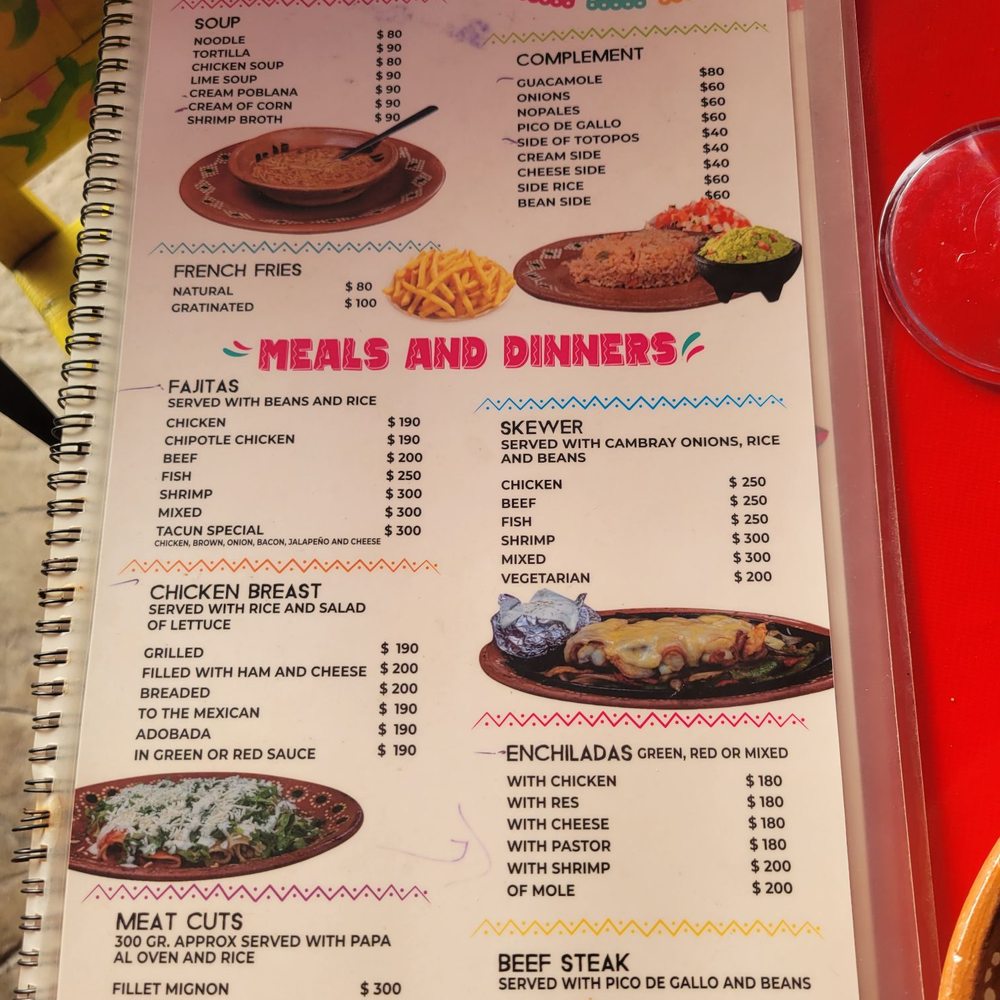 Tacun - Menu - Mexican Near Me - Cancún, ROO Tacun - Menu - Mexican Near Me - Cancún, ROO