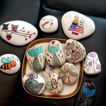 Fran's On 59 - Rocks i painted - Antiques Near Me - Foley, Alabama Fran's On 59 - Rocks i painted - Antiques Near Me - Foley, Alabama