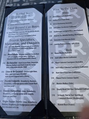 Menu photo 5 Rum Runners Christiansted, VI