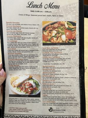 Menu photo 4 Los Amigos Mexican Restaurant White House, TN Menu photo 4 Los Amigos Mexican Restaurant White House, TN