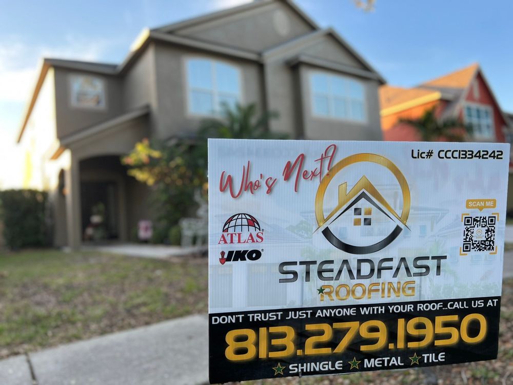 Slide of Steadfast Roofing