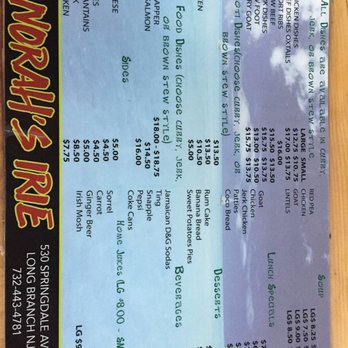 Norah's Irie - Caribbean Near Me - Long Branch, New Jersey