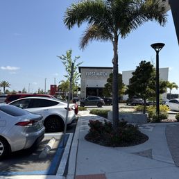 Outside