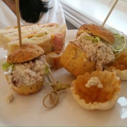 High tea sandwiches