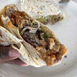 Esparza Family Restaurant - Burrito de Carnitas.