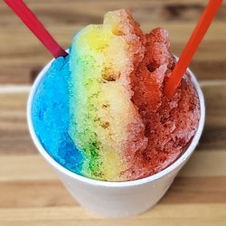 Papa's Dream Food Truck - Rainbow Shave Ice - Cherry, Blue Raspberry, Banana
