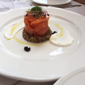 La Piazzetta - Salmon appetizer. Excellent! - Bars Near Me - Argegno, LC
