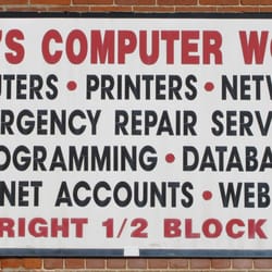 Dave's Computer World - Dave's Compter World, 105 W. Third St.,  Brookston, Indiana.