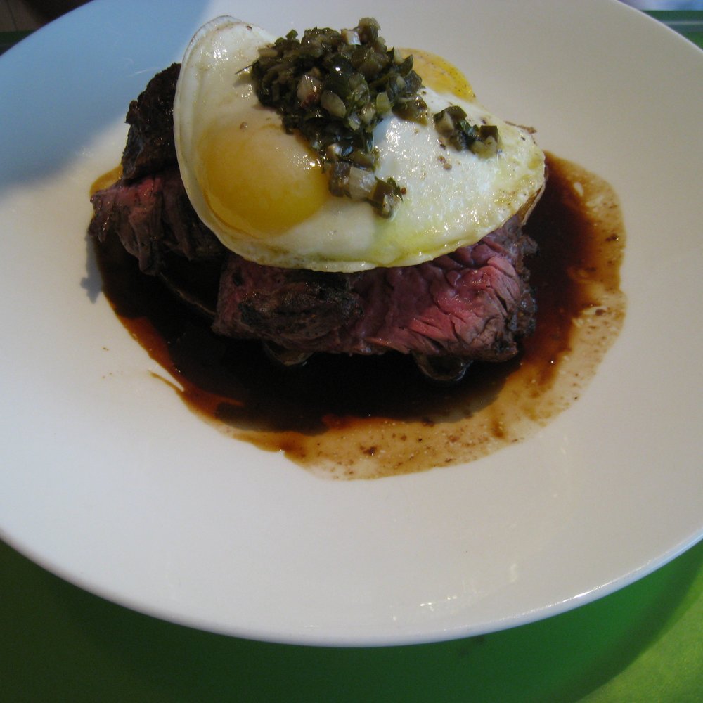 Steak and eggs Steak and eggs