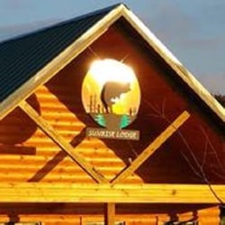 Sunrise lodge on Lake Fork