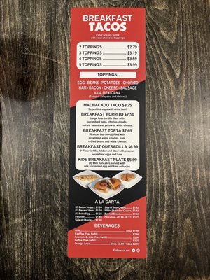 Menu photo 6 2 Ways Draught And Kitchen Friendswood, TX