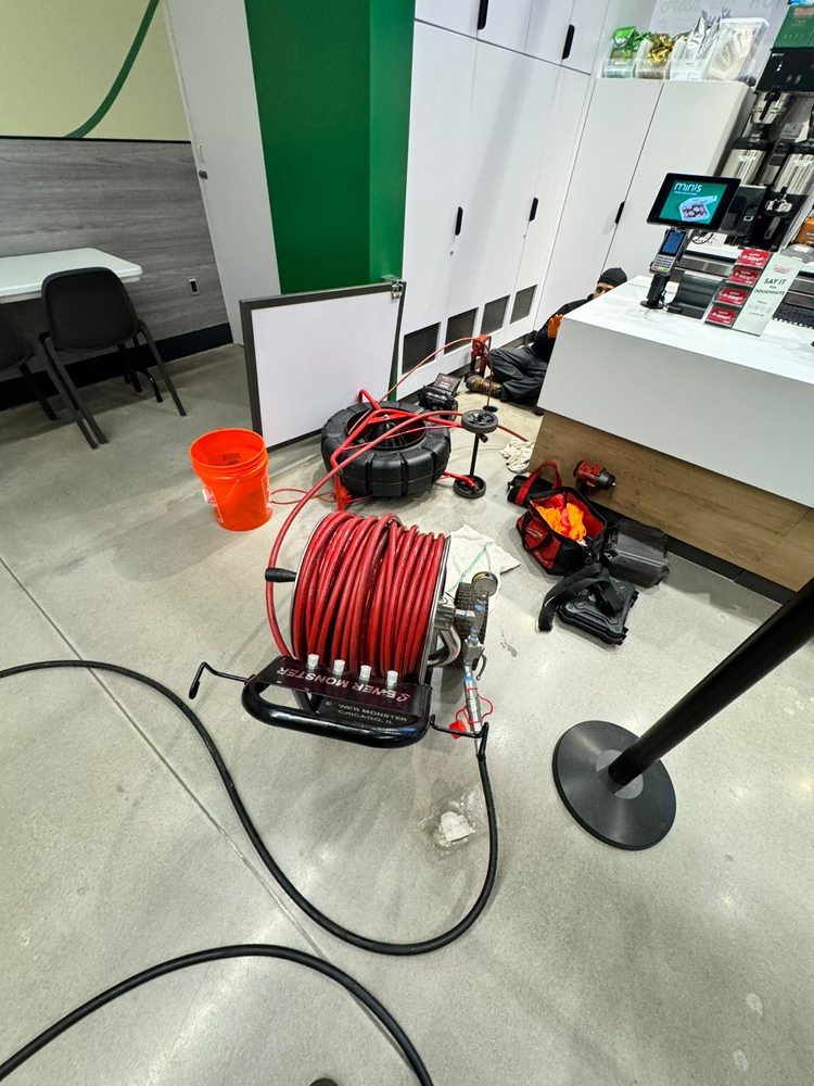 Slide of Faster Drain Cleaning