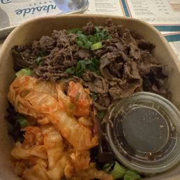 Bulgogi beef bowl