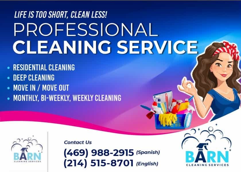 BARN CLEANING SERVICES Garland, Texas Home Cleaning Phone Number
