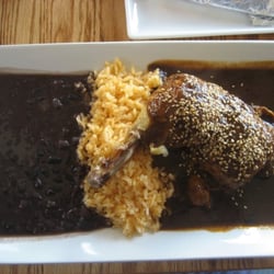 De Mole - Fuck yes chicken mole, delicious-- not crazy about the skin though.