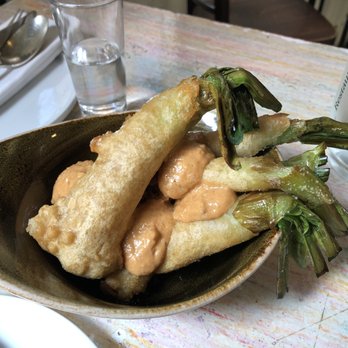 Somorrostro - Fried Calçot (fried Catalonia green onion stalks) - Catalan Near Me - Barcelona, B