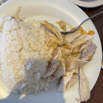 Savoy Kitchen - Regular Hainan chicken rice $10.95/ $11.95 for dark meat- 4 little pieces of chicken is all it came with. Yelp menu is wrong. - Asian Fusion Near Me - Alhambra, California