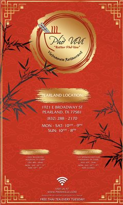 Menu photo 8 Pho Vi-Vi Pearland, TX Menu photo 8 Pho Vi-Vi Pearland, TX