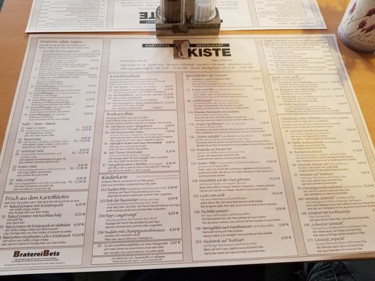 Menu photo 8 Kartoffel-Kiste Trier, RP