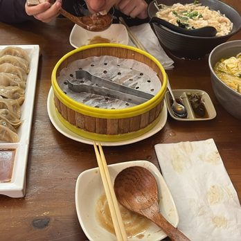 Din Soup Dumplings - TG1. Frozen Pork Soup Dumplings 冷冻小笼包 Rice Seafood Soup w. Rice Noodle 三鲜汤底&米线 H4. Steamed Beef Dumpling 牛肉水餃 - Dim Sum Near Me - Brooklyn, New York Din Soup Dumplings - TG1. Frozen Pork Soup Dumplings 冷冻小笼包 Rice Seafood Soup w. Rice Noodle 三鲜汤底&米线 H4. Steamed Beef Dumpling 牛肉水餃 - Dim Sum Near Me - Brooklyn, New York