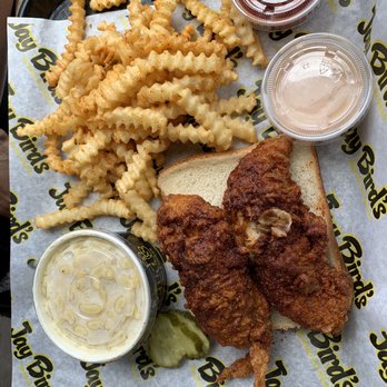 Jay Bird's Chicken - Two tenders with fries and a side of mac n' cheese - Chicken Shop Near Me - St. George, Utah Jay Bird's Chicken - Two tenders with fries and a side of mac n' cheese - Chicken Shop Near Me - St. George, Utah