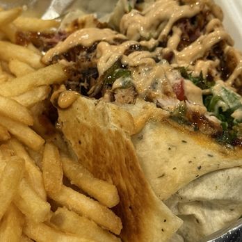 Jamaican Vibes Cuisine - Jerk chicken wrap - Caribbean Near Me - Baton Rouge, Louisiana