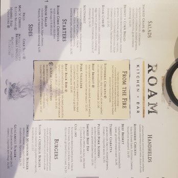 ROAM Kitchen + Bar - Menu - New American Near Me - Sioux Falls, South Dakota ROAM Kitchen + Bar - Menu - New American Near Me - Sioux Falls, South Dakota