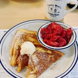 Uncle Bill's Pancake House - French toasted with strawberries