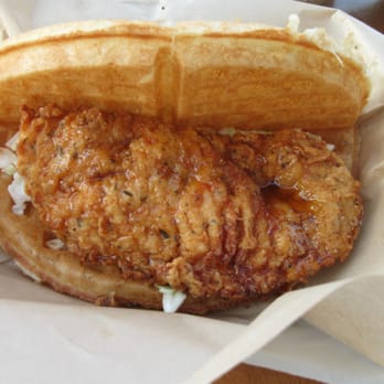 Bruxie - Fried Chicken and Waffles, classic combination. - Sandwiches Near Me - Orange, California