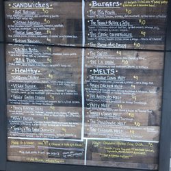 Keep On Grubbin - Menu for 2019