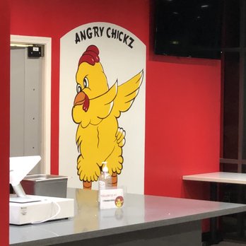 Angry Chickz - Angry Chickz Sign - Chicken Shop Near Me - Fresno, California