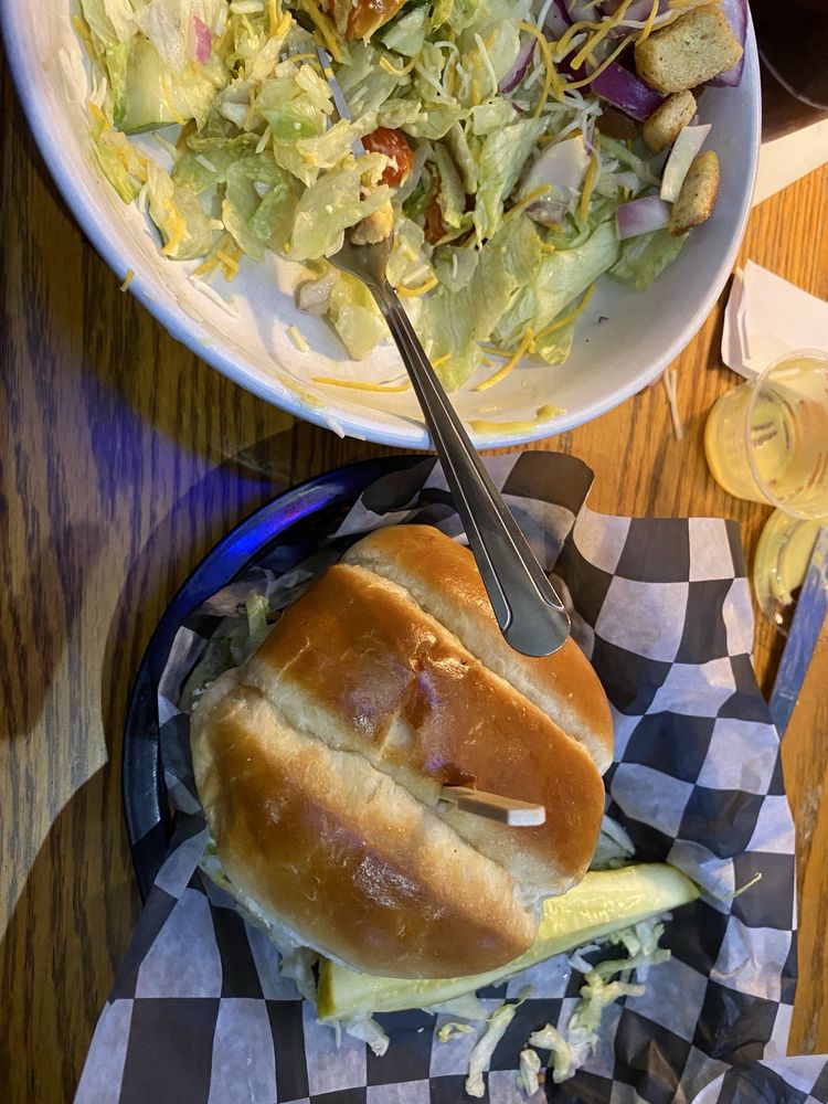 Food from Beckett's Burger Bar