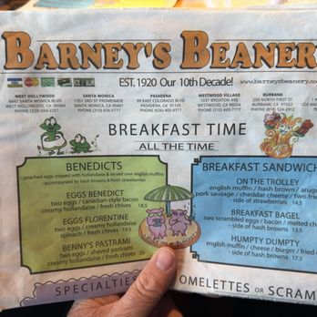Barney's Beanery - Breakfast & Brunch Near Me - West Hollywood, California