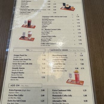 Trung Nguyen Legend - menu - Coffee & Tea Near Me - Portland, Oregon Trung Nguyen Legend - menu - Coffee & Tea Near Me - Portland, Oregon