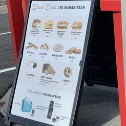 Food menu as of 10/30/24 @ The Human Bean. Food menu as of 10/30/24 @ The Human Bean.