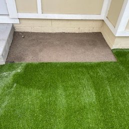 Put base against house where it should not have been instead of against deck